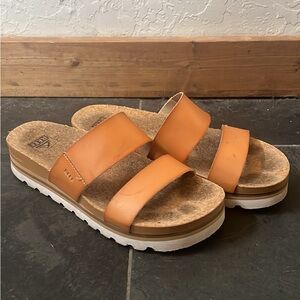 Reef Women's Tan Slide Sandals